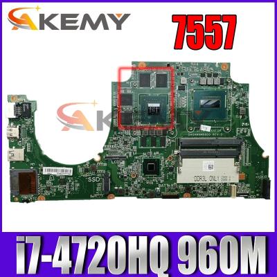 China LAPTOP 100% working for Dell 7557 motherboard i7-4720HQ CPU 960M 4G RNXCD 0RNXCD CN-0RNXCD DA0AM9MB8D0 mainboard tested ok for sale