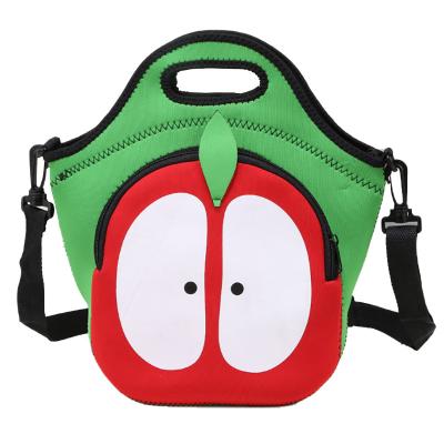 China Amazon Hot Selling Waterproof Customized Logo Neoprene Lunch Tote Bag Waterproof Insulated Kids Lunch Bag For School for sale