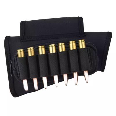 China Factory Customized Buttstock High Quality Tactical Carrier Military Accessories Comfortable Shell Cartridge Ammo Holder Pouch for sale