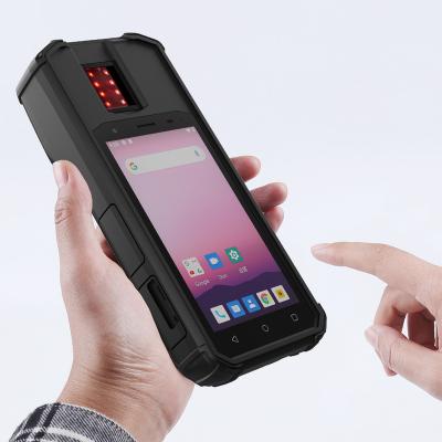 China Handheld Fingerprint Terminal FBI Certificated 5 Inch Android 10.0 Rugged Pda Handheld Fingerprint Pda Fingerprint With QR Code / NFC Reader For Phone vote for sale