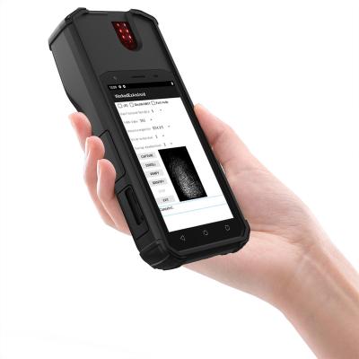 China Handheld Terminal LTE GPRS Android 10.0 Price 4g Android Biometric Fingerprint Reader Handheld PDA for sale