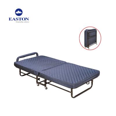 China Easy Folding Hotel Bed Hotel Extra Bed Strong Tubular Frame for sale