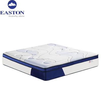 China Factory wholesale price removable luxury pocket spring mattress cover, spring mattress for hotel and home for sale