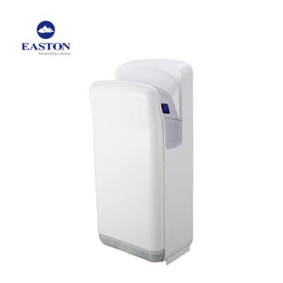 China Hotel Bath Room Brushless DC Motor Jet Hand Dryer With 1900W PTC Heater for sale