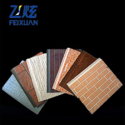 China Decoration Wall Exterior Insulation Modern Sandwich Panel Waterproof And Fireproof PU Panel for sale