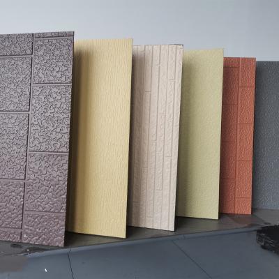 China Modern Decorative Art Exterior Wall Panel Cladding Environmental And Heat Insulation Wood Looking Composite Wall Panels for sale