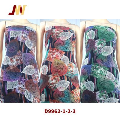 China Plain 30S Rayon Viscose Digital Discharge Printed Ready Made Challis Fabric Goods D9962 for sale