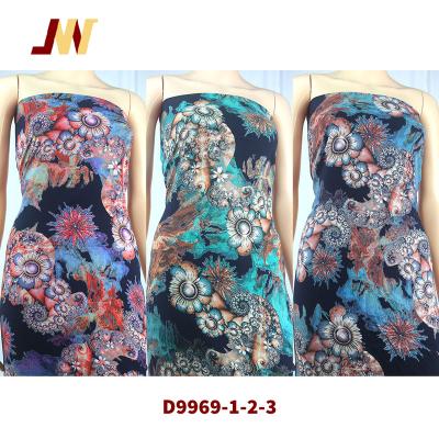 China Plain 30s 100% Rayon Fabric Printed Digital Discharge Printed D9969 for sale