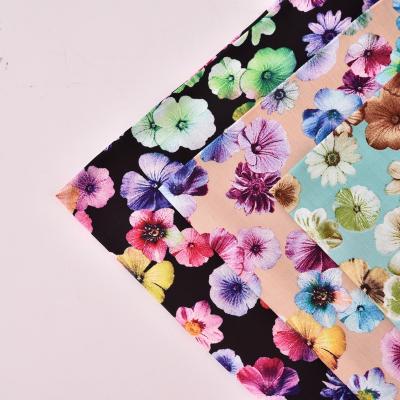 China Low MOQ 45S Semi-digital printing 100% anti pill viscous rayon fabric new arrival for sale