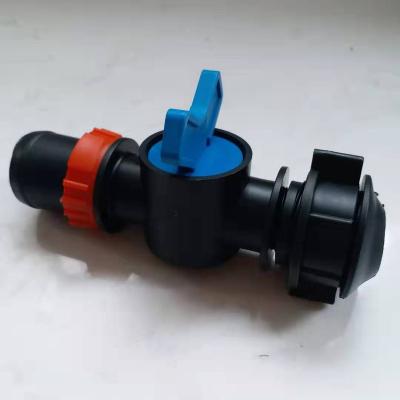 China Farmland Irrigation System Rain Hose Water Belt Micro Spray Belt Connector Water Divider Valve Agricultural Diverter Valve for sale