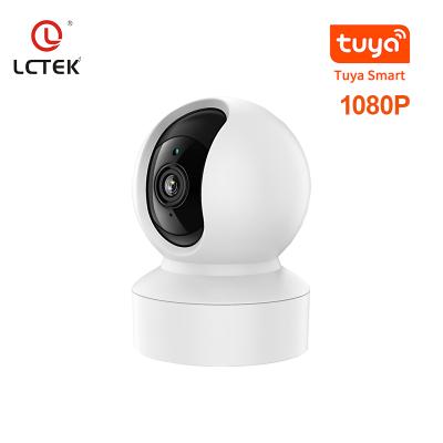 China NIGHT VISION LCLCTEK Tuya Smart 1080P CCTV Radio Camera Smart Home Security Baby Wifi Auto Tracking Two Way Audio Camera for sale