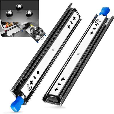 China Industrial Load 120KG Rating SNEIDA 900mm Drawer Slide Heavy Duty Locking Rails For Tool Cabinet for sale