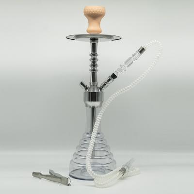 China New Design Smooking Shisha Portable Multicolor Shisha Double Hole Acrylic Hookah Set With Single Hose for sale