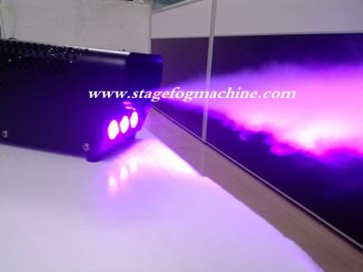 China 400W LED Fog Machine, Disco Fogger High Output Fog Machine With 3*3w  Purple  Led  X-025 for sale