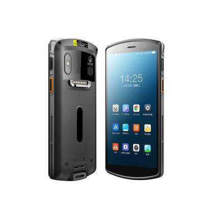 China 4G Handheld Android Rugged Touch Screen Pda Barcode Rugged Android Laser Scanner for sale