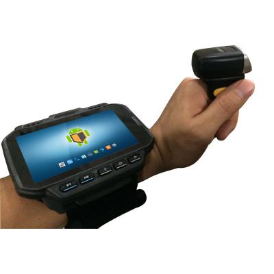 China Portable Handheld Computer Barcode Computer Device Handheld Scanning Pda With Ring Scanner for sale