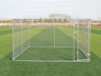 China 4x2.3x1.82M Thick Hot Galvanized Fence Big Dog Kennel/Metal Run/Pet house/Outdoor Exercise Cage for sale