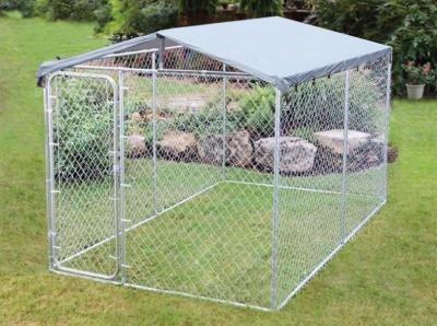 China 4x4x1.82M Thick Hot Galvanized Fence Big Dog Kennel/Metal Run/Pet house/Outdoor Exercise Cage for sale