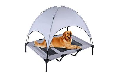 China 60x45x16cm Portable dog bed with tent, military bed, golden retriever mattress, Teddy Little Medium Dog House  with tent for sale