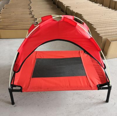 China 122x91x16cm Portable dog bed with tent, military bed, golden retriever mattress, Teddy Little Medium Dog House with tent for sale