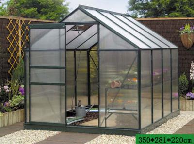 China 350x281x220CM Big Polycarbonate Board  Greenhouse， Easily to install without special tools，Light and fast for sale