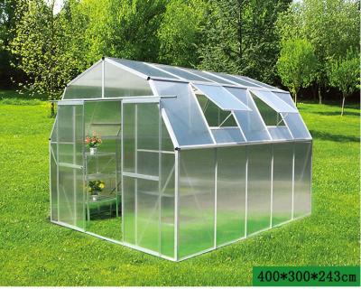 China 400x300x243CM Big Polycarbonate Board  Greenhouse， Easily to install without special tools，Light and fast for sale