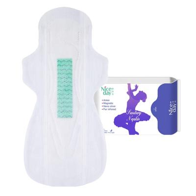 China Free Shipping Breathable Sample Order One-Stop Purchase Anion / Herbal / Organic Sanitary Pad For Living Stream for sale