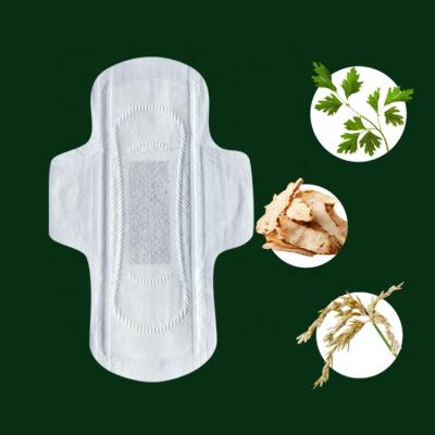 China Free Shipping Breathable Relieve Pain Menstrual Pads Cotton Patent Sanitary Pad Heavy Flow Organic Herbal Flexible Menstrual Pad for sale