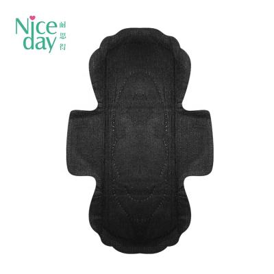 China Manufacturer Breathable Mystic Lady Charcoal Pads Black Privet Sanitray Bamboo Labing for sale