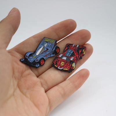 China 2021 artistic hot selling sports car lapel pins for sale