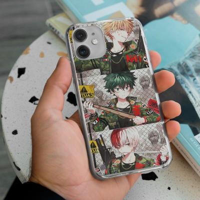 China Shockproof Soft protective cases for iphone anime stylish clear phone cases for iphone 13 mini 13 pro max xr 8 7plus for samsung s21 for sale