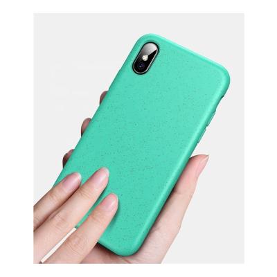 China Eco-friendly shockproof phone case for iphone 12 max 13 pro xr max xs biodegradable cellphone for Samsung for sale