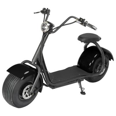 China citycoco 2 wheel big wheel scooter 1000w unisex electric scooter for sale