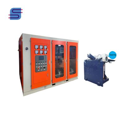 China Melting Metal Induction furnace smelting cast iron stainless steel aluminum smelting furnace 1.0T for sale