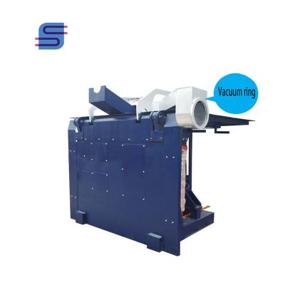 China Energy-saving 1Ton medium frequency power induction  Steel shell smelting furnace body price for sale