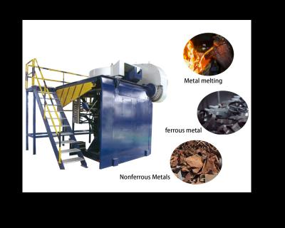 China Energy-saving 1.5 Ton medium frequency power induction Steel shell smelting furnace body price 1 - 4 sets for sale