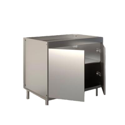 China Modern Kitchen Furniture Stainless Steel Cabinet With Double Doors OEM ODM Available for sale