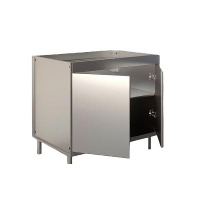 China Outdoor Buffet Modern Commercial Double Door Barbecue Kitchen Equipment Stainless Steel for sale