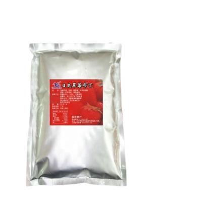 China Instant Tea Powder Taiwan Strawberry Flavored Milk Tea Powder for sale