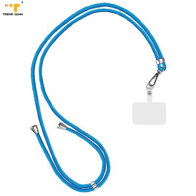 China Anti-Fall Cross - PVC Universal Smartphone Lanyard Cell Phone Holders Transparent Body Clear Custom Patch for sale