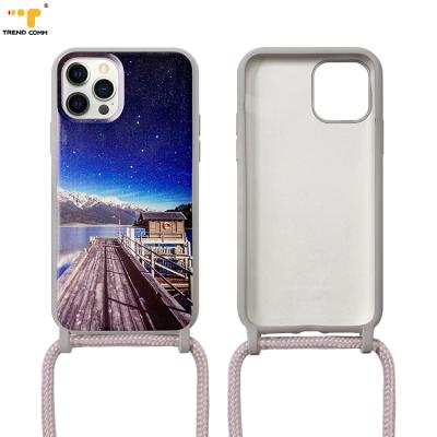 China Custom Name Anti-drop Box Packaging UV Printing Silicone Phone Case With Detachable Camera Protection Cord For iPhone 12 13 Pro Max for sale