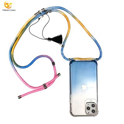 China Protector & Colorful Decoration Necklace Strap Rope With TPU Phone Case For iPhone 11 Pro for sale