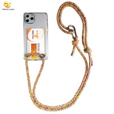 China Rope Shockproof Shockproof Cross - Body Handyketty TPU Card Phone Case For iPhone 11 PRO max for sale