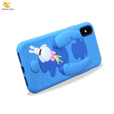 China Anti-fall fashion 3d sublimation silicone phone case for IPhone X XS for sale