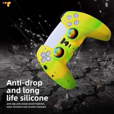 China Camouflage Designs Amazon Silicone Cover Device Flexible Controller PS5 pro 1tb 2021 Anti-dust Hot Camouflage Game Accessories for sale