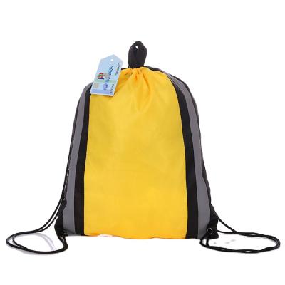 China Polyester Backpack Polyester Sublimation Drawstring Bags With Custom Logo for sale