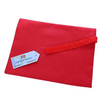 China New Reusable Small Goods Handled Polyester Nylon Red Blue Green Shopping Bag for sale