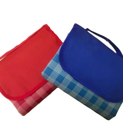 China Waterproof Outdoor Inflatable Foldable Blanket Sleeping Beaches Oxford Cloth Beach Picnic Camping Mat for sale