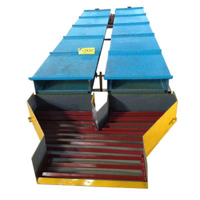 China Golden rough separation 6 meter width 1m river rubber highbanket dredge sluice box footsteps ribbed gold rubber mat for sale