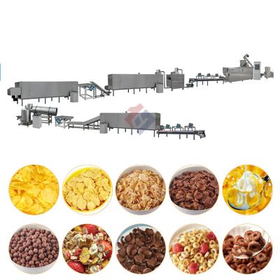 China Oats Flake Processing Industry Full Automatic Breakfast Oat Flakes Machine Shaped Animal Dispenser Machine Line for sale